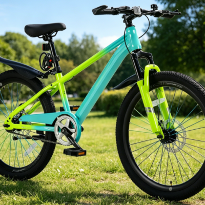 Kids' Mountain Bike with Front Suspension and Dual Disc Brakes